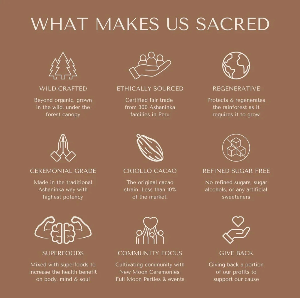Sacred Taste - Earth (Original Cacao)