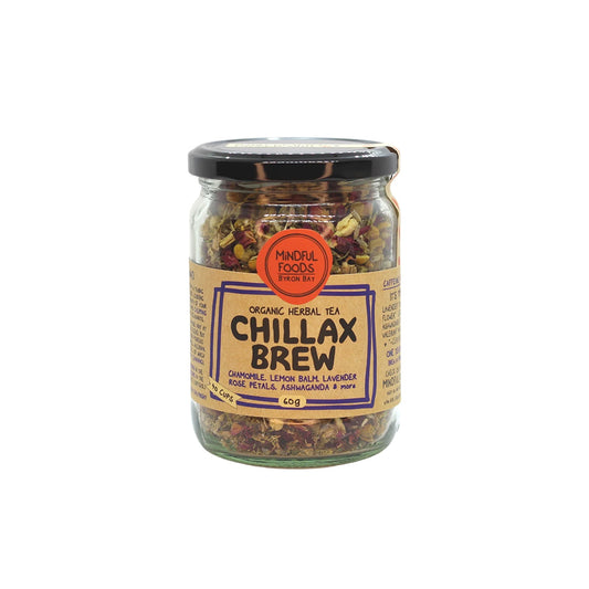 Mindful Foods Chillax Brew Organic Herbal Tea 60g