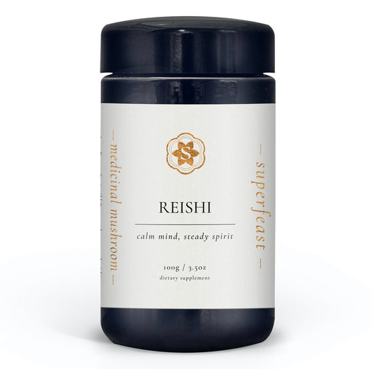 Superfeast Reishi 100g Miron Glass Jar